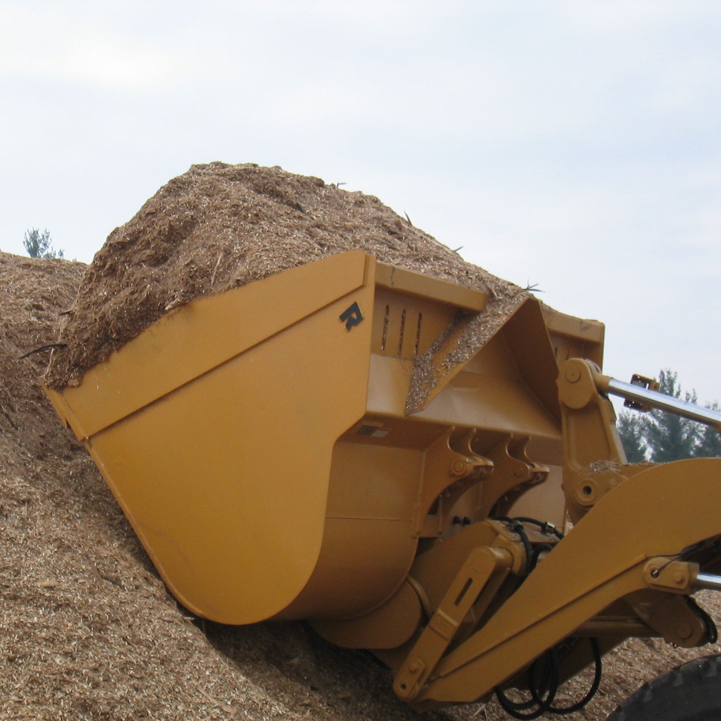 Rockland West Coast Rollout Bucket with Bolt-On Cutting Edges for Loader
