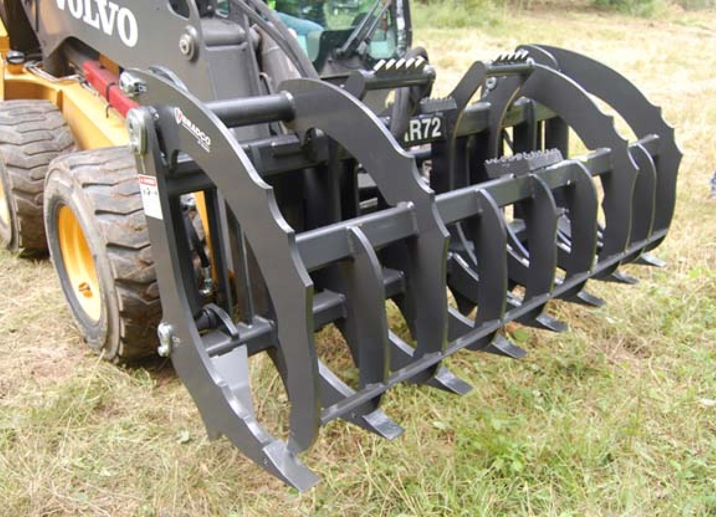 Paladin Root Rake Less Grapple | 78' Working Width | 60-100 HP | For Backhoe