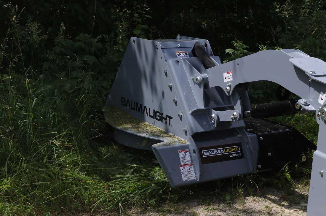 Baumalight Boom Mower | Model SWA/SWF Series | Reach 6' To 14' | Cutting Width 48" & 60" | Hydraulic Flow Range 15-35 GPM | For Skid Steers