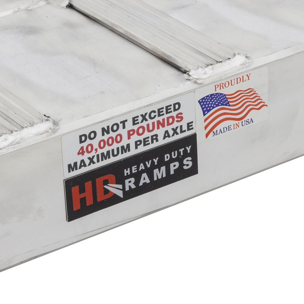 Heavy Duty Ramps Adjustable Wheel Risers | Model S-40-27-090-RISER | Size 90" L x 27" W | 40,000 lb Capacity | Horsepower 23+ HP | For Tandem Dual Wheels & Loading Docks