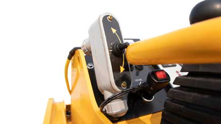Baumalight | Stump Grinder | S22 | 24" Rotor | 12V Swing Actuator | 12–25 GPM | For Skidsteer