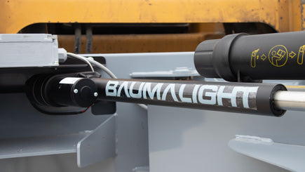 Baumalight | Stump Grinder | S22 | 24" Rotor | 12V Swing Actuator | 12–25 GPM | For Skidsteer
