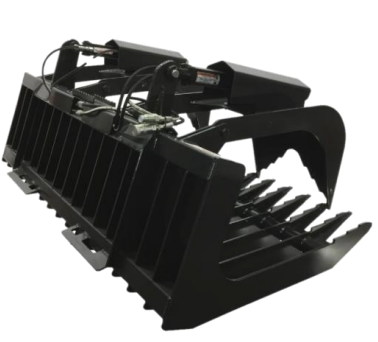 Brushfox Extreme HD Brush Grapple | EXTHD Series | 37"–84" Width | 8–10+ GPM | For Skid Steer