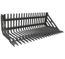HLA Attachments Stone Fork Retainer Type Less Mount | Model 98", 103", 108" HD | For Skid Steer