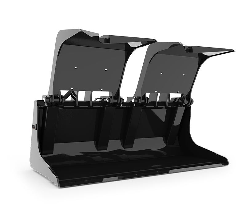 HLA Attachments Scrap Grapple Bucket Less Mount | Model 54" to 78" Bucket | For Skid Steer