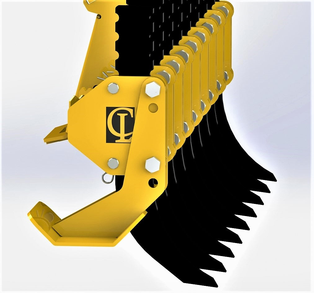 CL Fabrication Ripper | Model XR | Width 76" to 84" | Adjustable Tine Lengths 18” to 20” | For Skid Steer