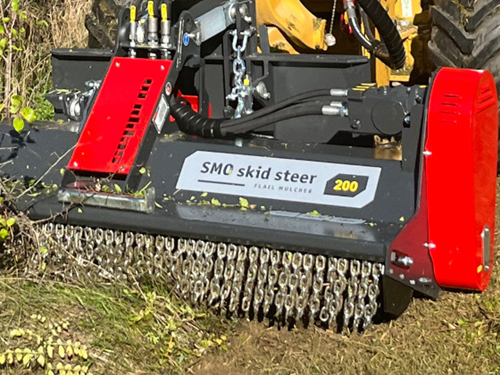 Seppi SMO 200 Flail Mower | Model SMO 200 | 79"Working Widt | 74-100 HP | For Mini & Compact Track Loaders