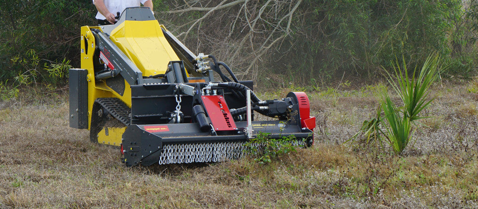 Seppi | Flail Mulcher | Model SMWA 155 & 175 | Working Width 61" To 69" Inches | Hydraulic Flow 13 To 24 GPM | For Mini & Compact Track Loaders