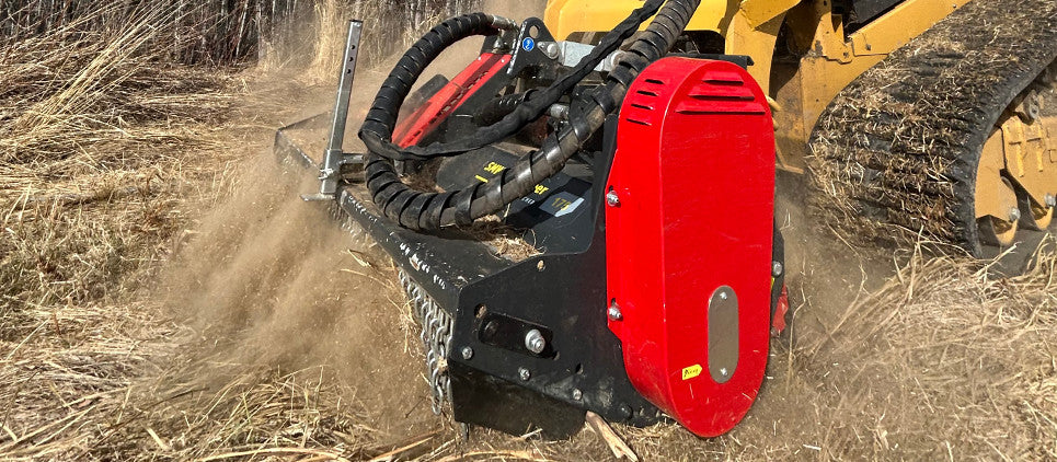 Seppi | Flail Mulcher | Model SMWA 200 | Working Width 79" Inches | Hydraulic Flow 16 To 40 GPM | For Mini & Compact Track Loaders