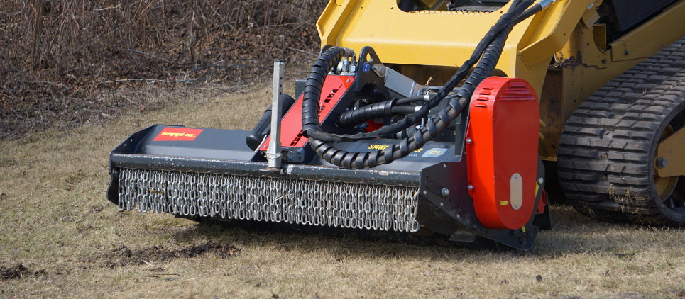 Seppi | Flail Mulcher | Model SMWA 200 | Working Width 79" Inches | Hydraulic Flow 16 To 40 GPM | For Mini & Compact Track Loaders