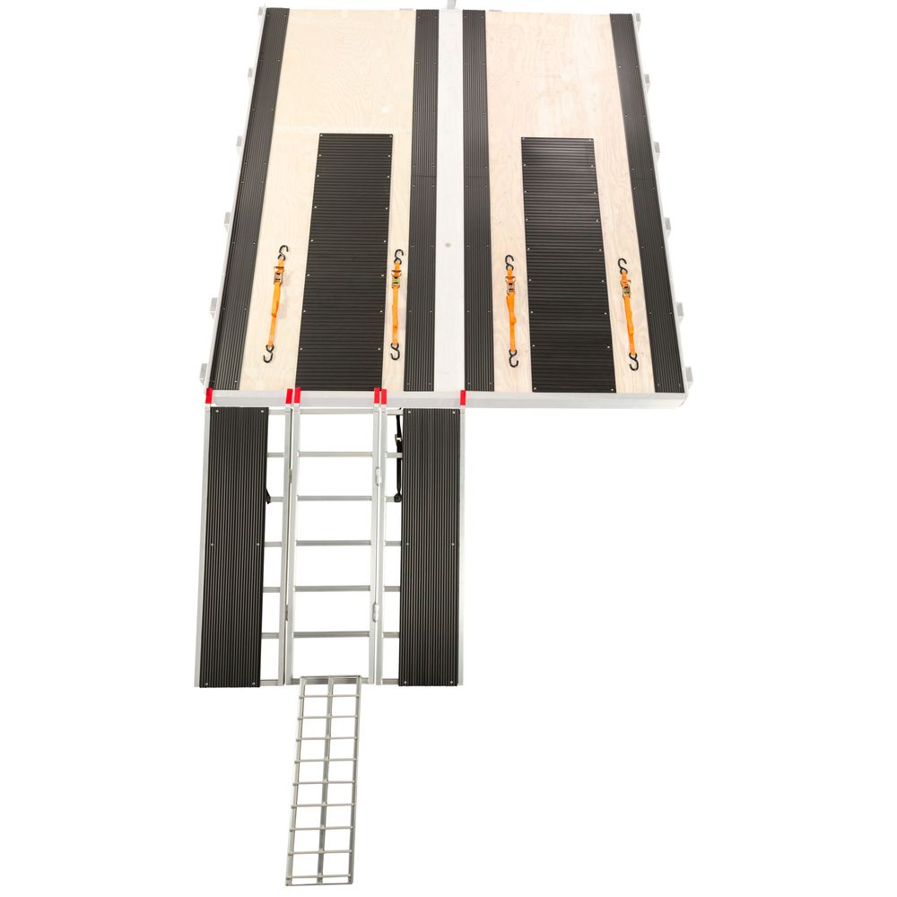 Black Widow Black Ice Deluxe Double Snowmobile Trailer Kit | Model SNO-TK-DD | Ramp Size 5' x 54" | Dual-Sled Setup | For Enclosed & Open Snowmobile Trailers