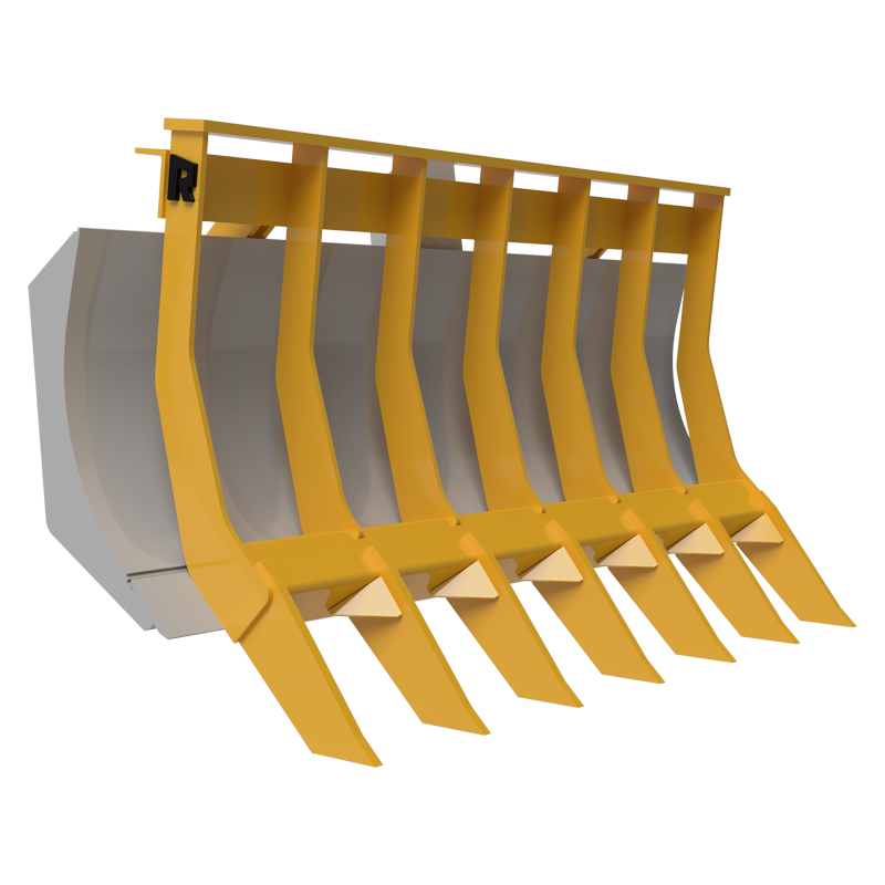 Rockland Stacking Rake with High-Strength Alloy Steel for Dozers