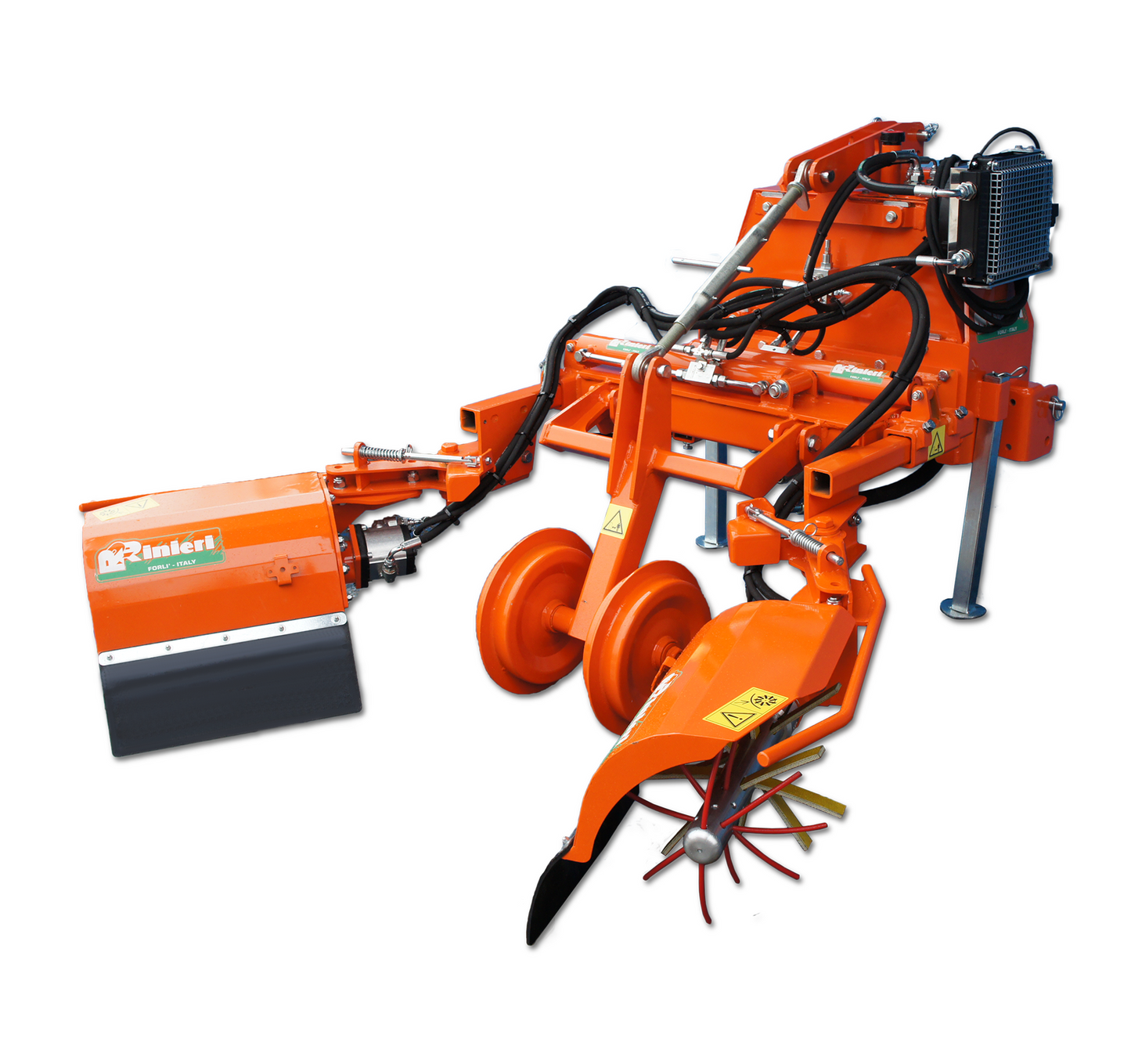 Rinieri Low Profile Sucker Remover on Bio-Dynamic Duo Frame | SRC Series | Row Width 65"-134" inches | Horsepower 40-70 HP | For Tractors