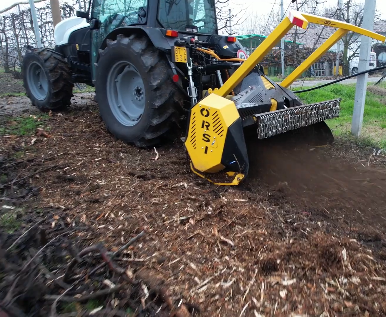 Orsi Hitch Mulcher 3Pt | Model SSF Series | Working Width 60" To 78" | Horsepower 100-110 HP | For Tractors