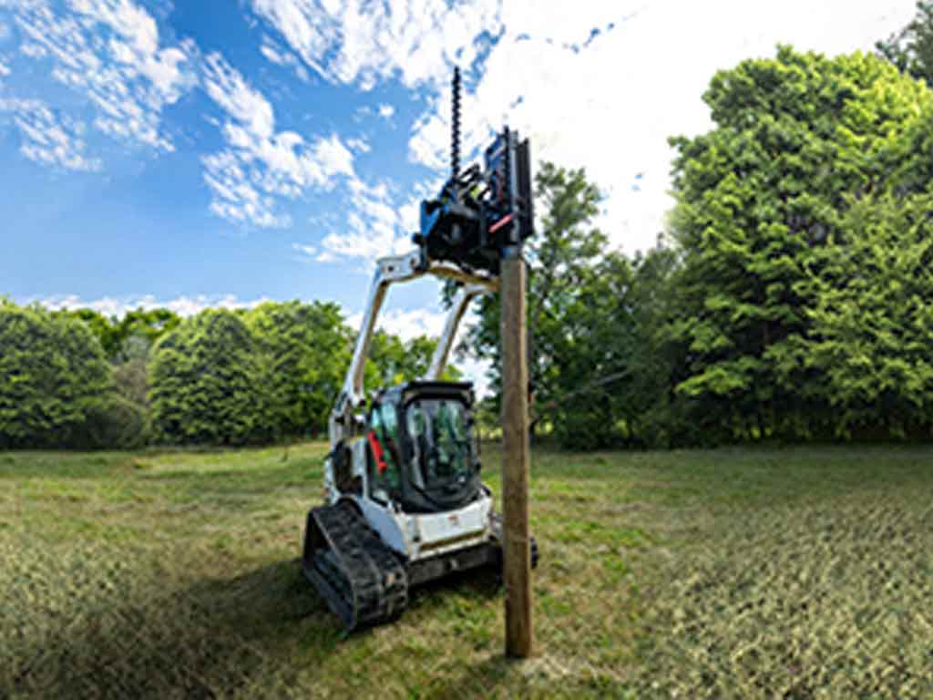 Premier Post Driver | 12-29 GPM | Models PD750, PD1000, & PD1500 | Diameters 8", 9", 10" | For Skid Steer
