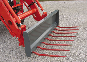 Worksaver | Manure & Silage Fork | Model 812315 To 812635 | Width 50" To 72" | Horsepower 50 To 100 HP | For Tractors