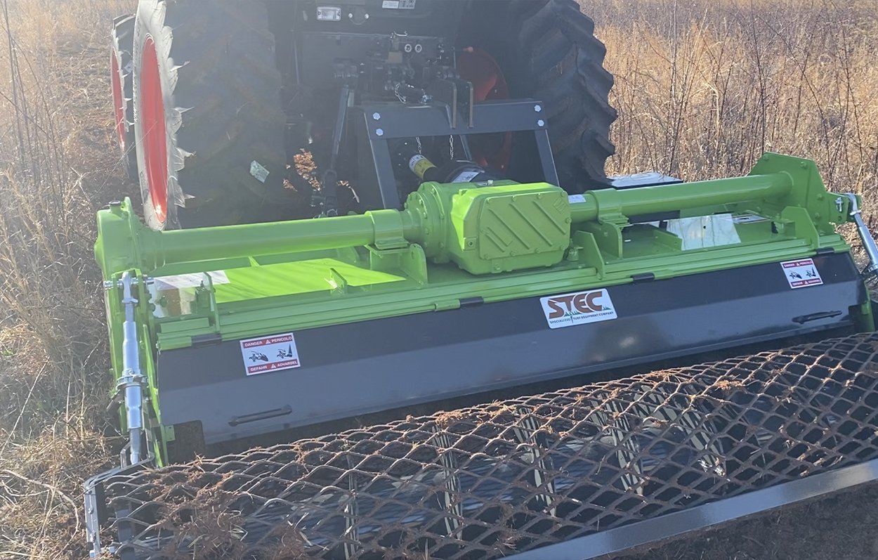 STEC Stone Burier | Model MZ15CX | Working Width 82", 92", 102" & 120" | Horsepower 65-120 HP | For Tractors