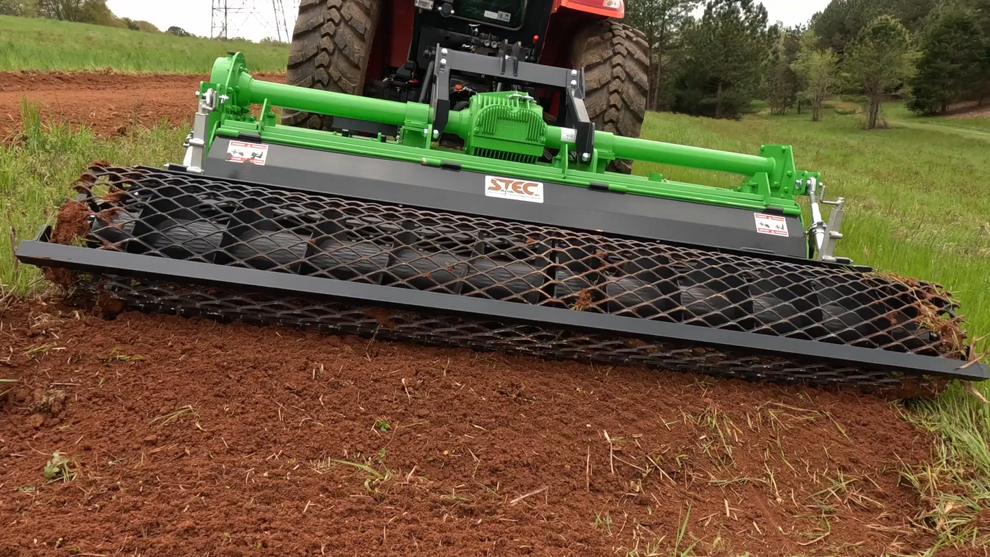 STEC Stone Burier | Model MZ16CXL | Working Width 100" | Horsepower 90-120 HP | For Tractors