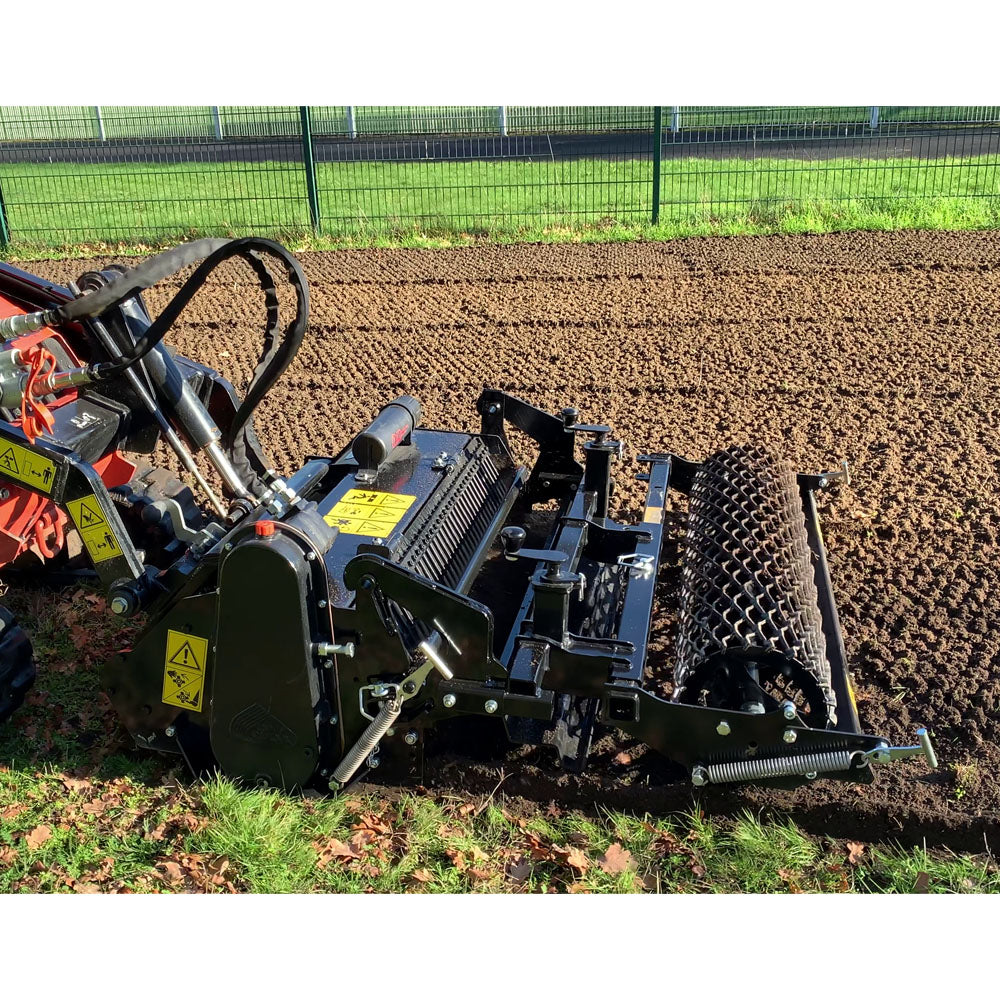 Rotadairon STH Series Stone Buriers | Model STH-36 & STH-42 | Working Width 38" & 43" | Hydraulic Flow Range 30-55 GPM | For Mini Skid Steers