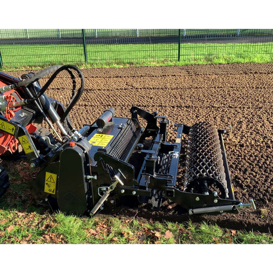 Rotadairon STH Series Stone Buriers | Model STH-36 & STH-42 | Working Width 38" & 43" | Hydraulic Flow Range 30-55 GPM | For Mini Skid Steers