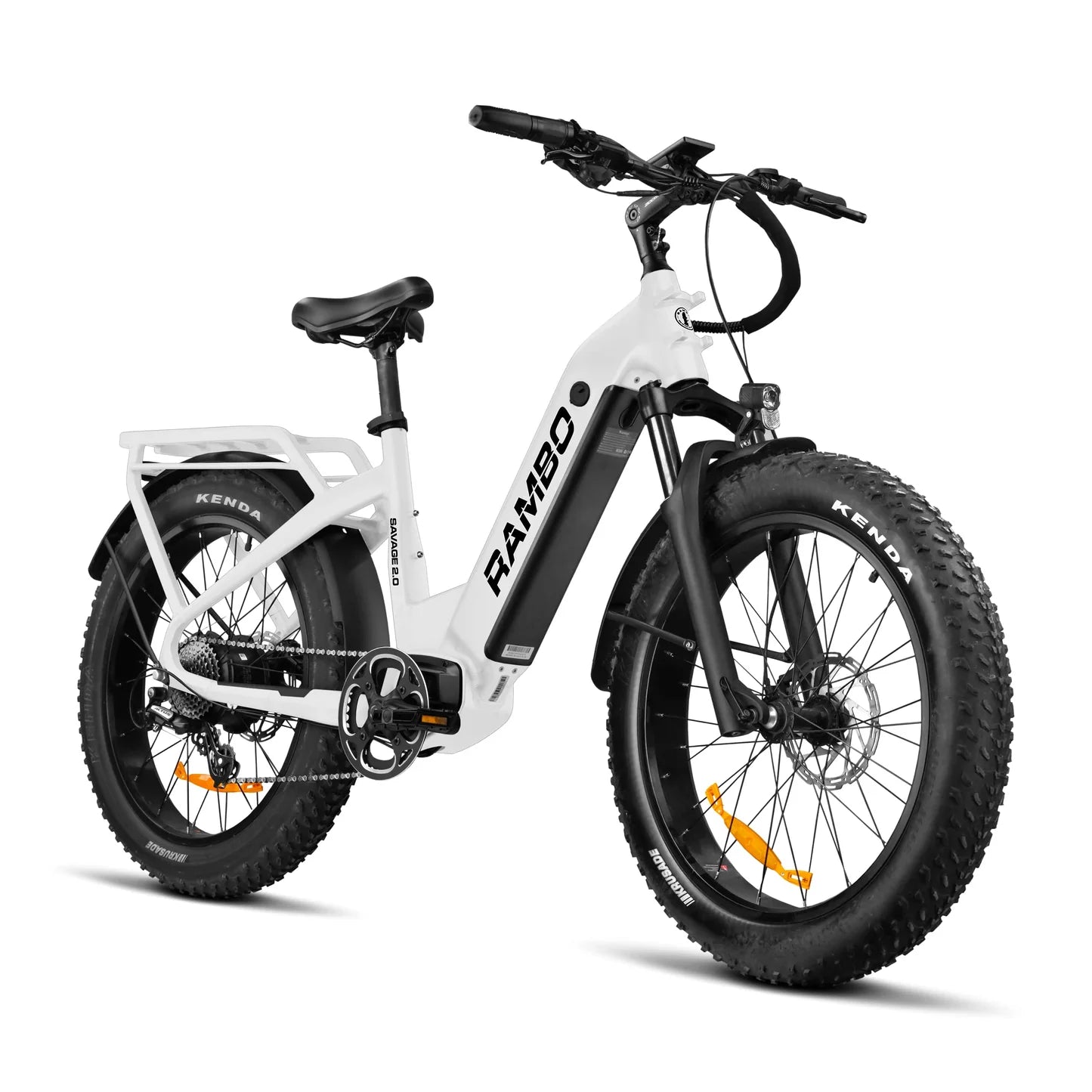 Rambo | E-Bikes | Model Savage 2.0 | 750W-1000W Bafang Hub Motor | Up to 65 Miles Range | 48V 15Ah LG Battery | Speed Up to 30 MPH