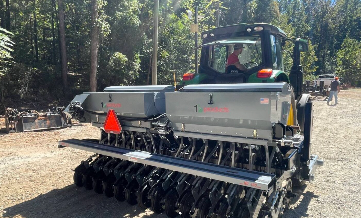 1st Products No Till Drill 5ft to 12ft, 3-Pt & Pull Type | Working Width 54"-144" | Horsepower 30-90+ HP | For Tractors