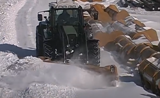 HLA Attachment Snow Wing (Edge Flex) Less Frame/Mount | Model 6205 Series | 10'-20' Multiple Width | 150-250 HP | For Tractor
