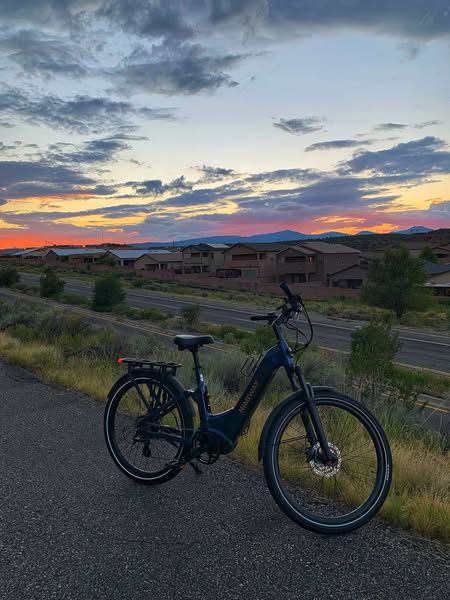 Himiway | Electric Bike | Model A7 Commuter | 27.5 x 2.4” Tires | 750W Hub Motor | 65 Mile Range | 400 lb Payload | Full Suspension Comfort | For Urban Comfort & All-Terrain Exploration
