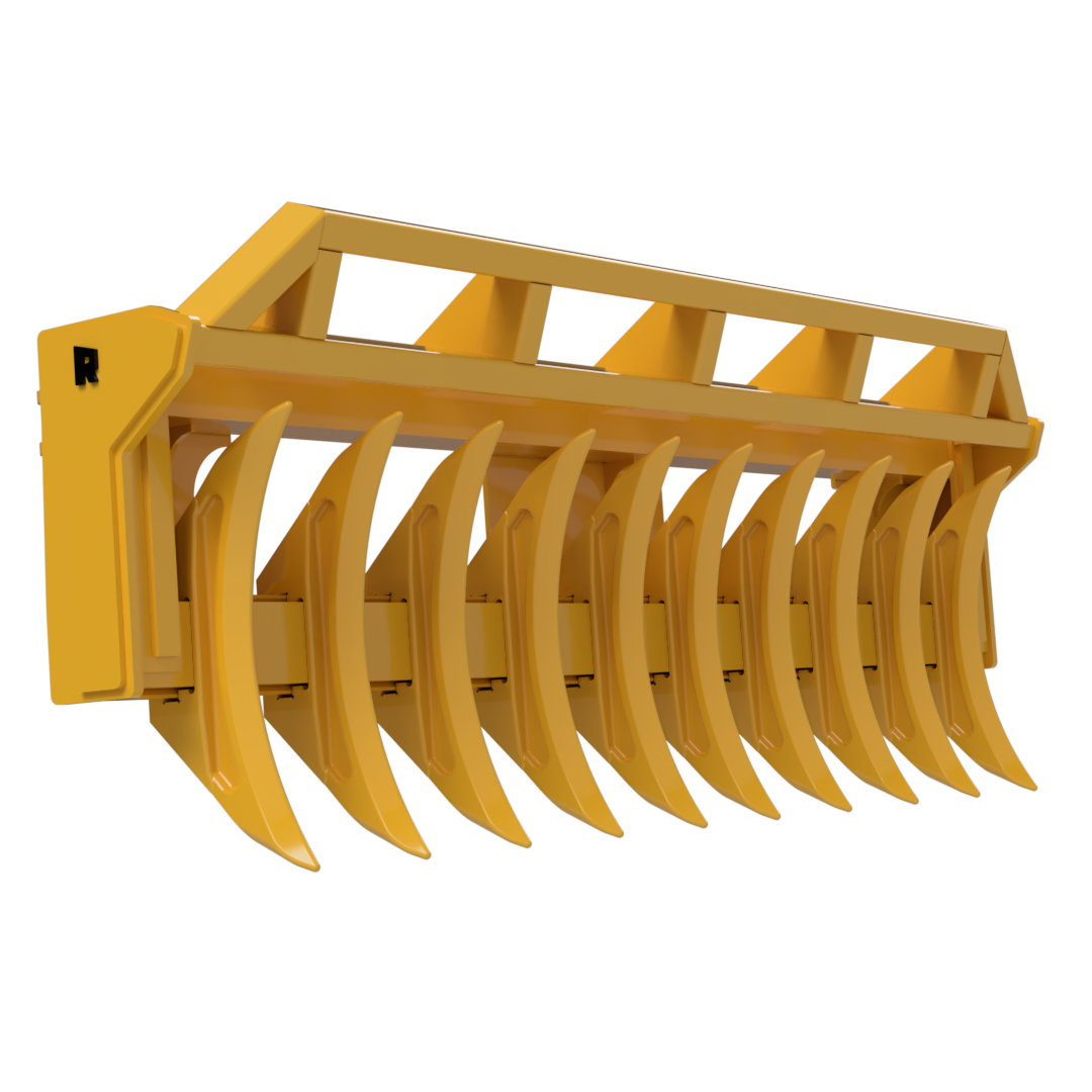 Rockland RF-3 Severe Service Rake with Heavy-Duty Teeth for Dozers