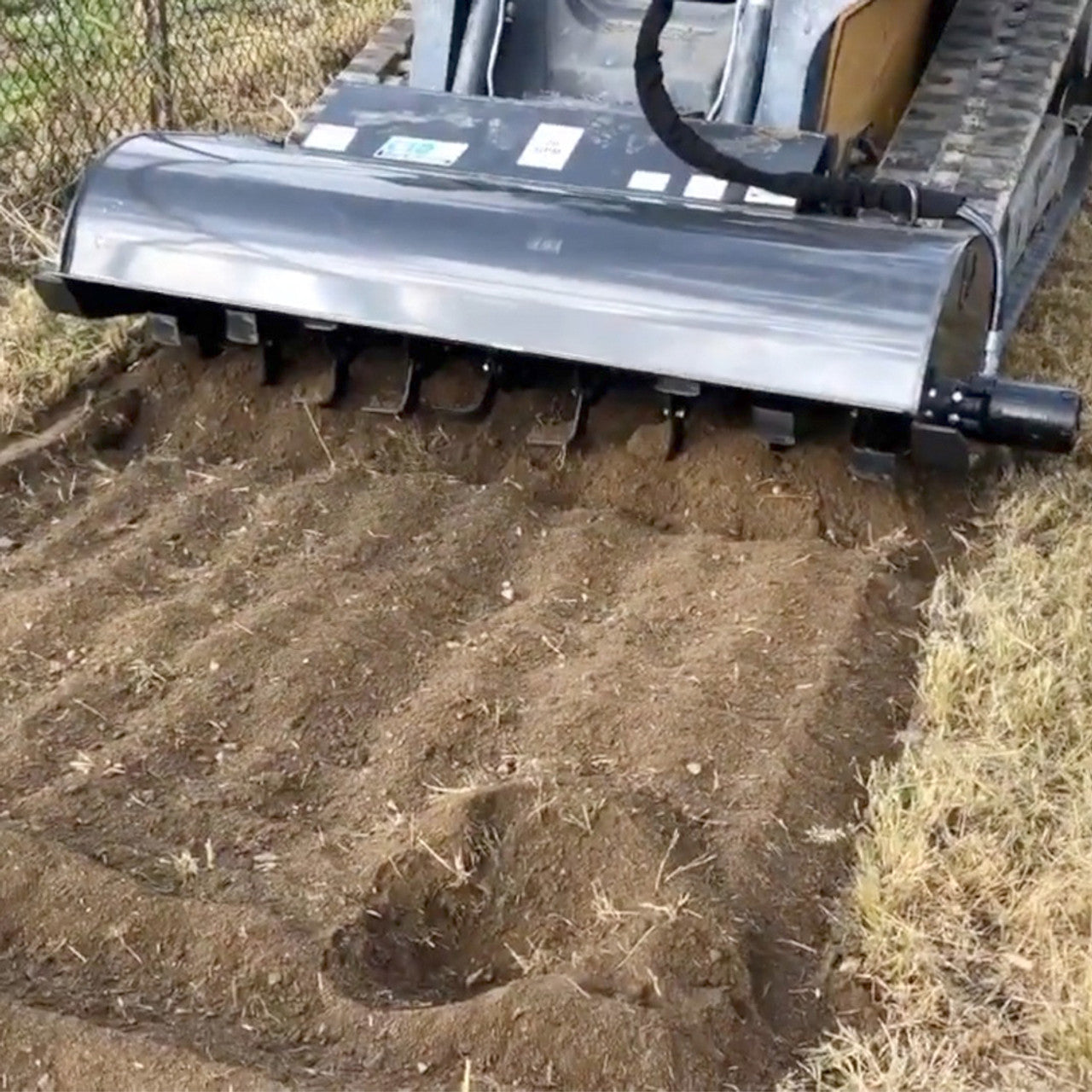CID 72" & 84" X-Treme Rotary Tiller With Replaceable Tines For Skid Steer