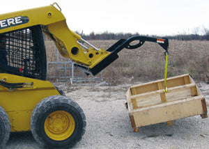 Worksaver | Tree Crane Boom | Model 811140 | Rated 3,525 lbs | Boom Length 9.25" Length | Hydraulic Flow 6-12 GPM | For Skid Steers
