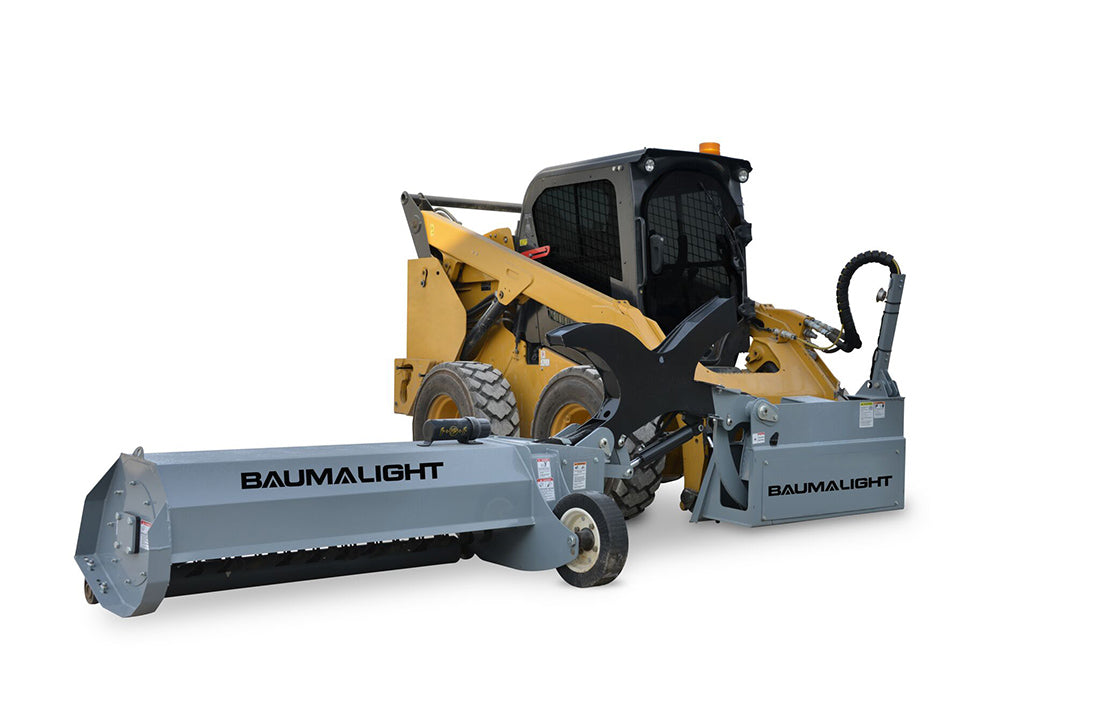 Baumalight Boom Mower | Model SWA/SWF Series | Reach 6' To 14' | Cutting Width 48" & 60" | Hydraulic Flow Range 15-35 GPM | For Skid Steers