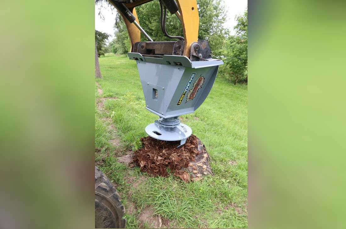 Baumalight Stump Planner | Model RSS380, RSS580 & RSS780 | Cutting Diameter 20" | Hydraulic Flow Range 20-55 GPM | For Skid Steers