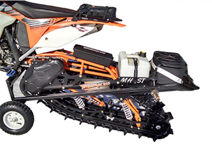 BOSSKI | RevArc Snow Bike Dolly | Lightweight 35 lbs | 1 1/4" Steel Tube Frame | Horsepower 35 To 80 HP | For Snow Bike Enthusiasts & Powersports Riders