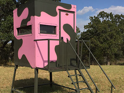 AWS Blind | Insulated Hunting Blind | Model 5x7 Ground Blind | Height Up to 20' | Width 60" x 84" | Stationary Setup | For Deer Hunters & Wildlife Enthusiasts