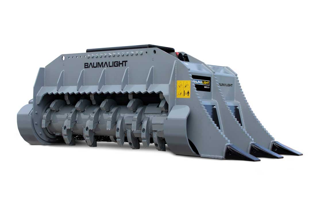 Baumalight Tree Spade | Model ST440 | Capacity 40" Root Ball | Hydraulic Flow 5 To 20 GPM | For Telehandler / Skid Steer