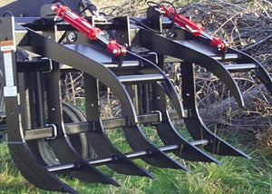 Worksaver | Split Top Grapple Rake | Model 811435, 811440, 811480 | Width 60" To 77" | Horsepower 50 To 70 HP| For Tractor