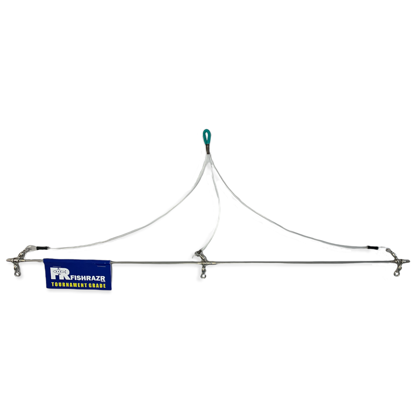 Fish Razr Tackle Braced Spreader Bar | 24" Bar Length | .125" Bar Diameter | For Teaser Platform