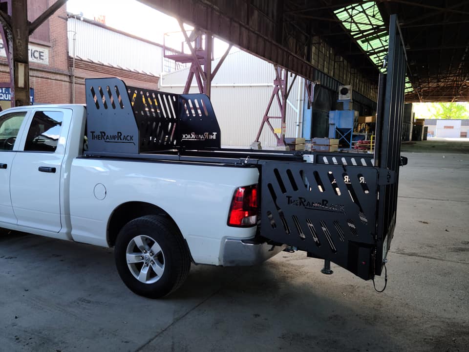 Utilitough Ramp Rack W/ Front Rack | 66" Width | Loading Capacity 2,000 Lbs | For Trucks