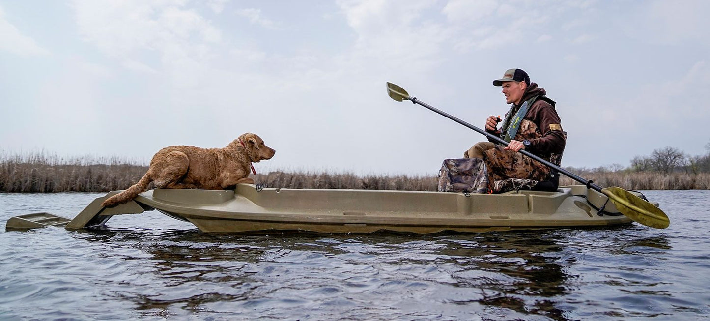 Beavertail | Boats Stealth 2000 Sneakboat | Width 44 Inches | Length (Overall) 144" Inches | Weight Capacity 460 lbs | For Hunters, Anglers & Shallow Water Navigation
