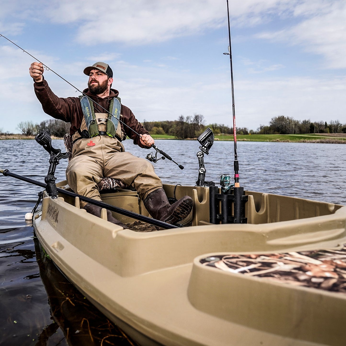Beavertail | Boats Stealth 2000 Sneakboat | Width 44 Inches | Length (Overall) 144" Inches | Weight Capacity 460 lbs | For Hunters, Anglers & Shallow Water Navigation