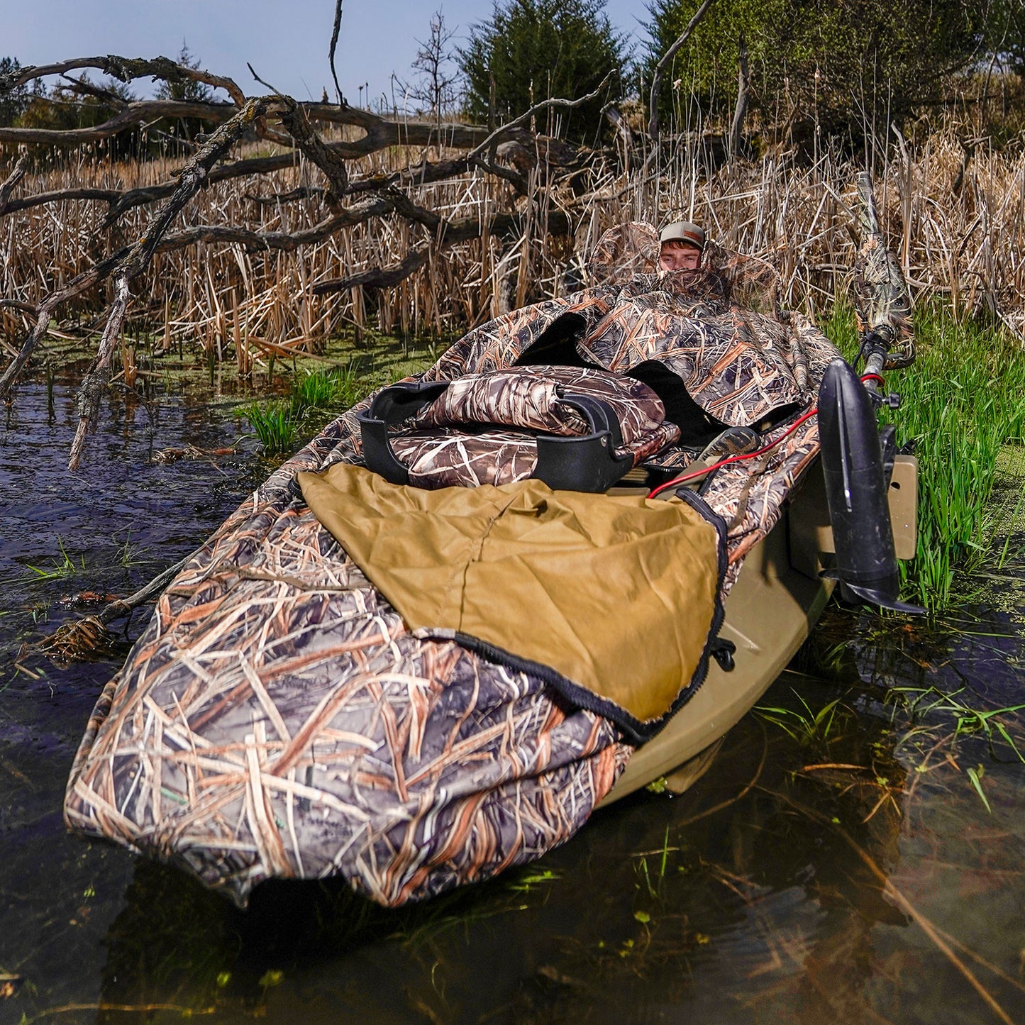 Beavertail | Boats Stealth 2000 Sneakboat | Width 44 Inches | Length (Overall) 144" Inches | Weight Capacity 460 lbs | For Hunters, Anglers & Shallow Water Navigation