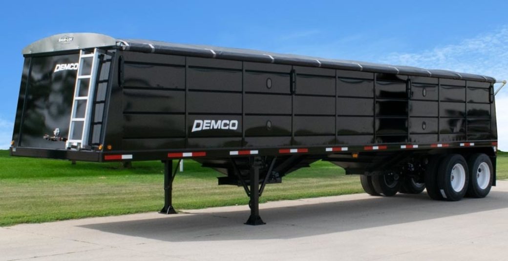 Demco | Steel Hopper Bottom Trailers | Length 42' | Overall Width 98" | Horsepower 260+ HP | For Tractors