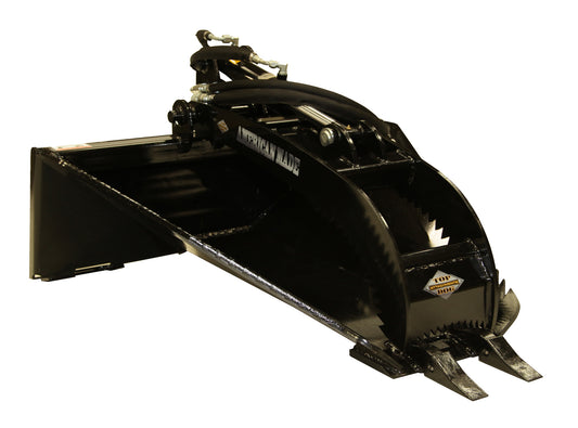 Top Dog Attachments Grapple Only | Heavy-Duty Material Handling | Width 48” | Weight 524 lbs | Oil Flow Range 15-25 GPM | For Skid Steer