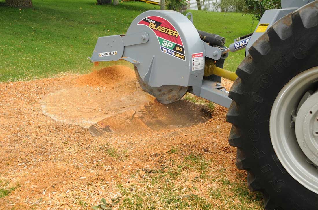 Baumalight | 3 Point Hitch Stump Grinder | 3P34 | 34" Rotor | 50-80 HP | For Tractor
