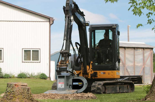 Baumalight Stump Grinder | Model GXM Series | Rotor Size 19" & 24" | Machine Size 1.5 To 18 Tons | For Excavators