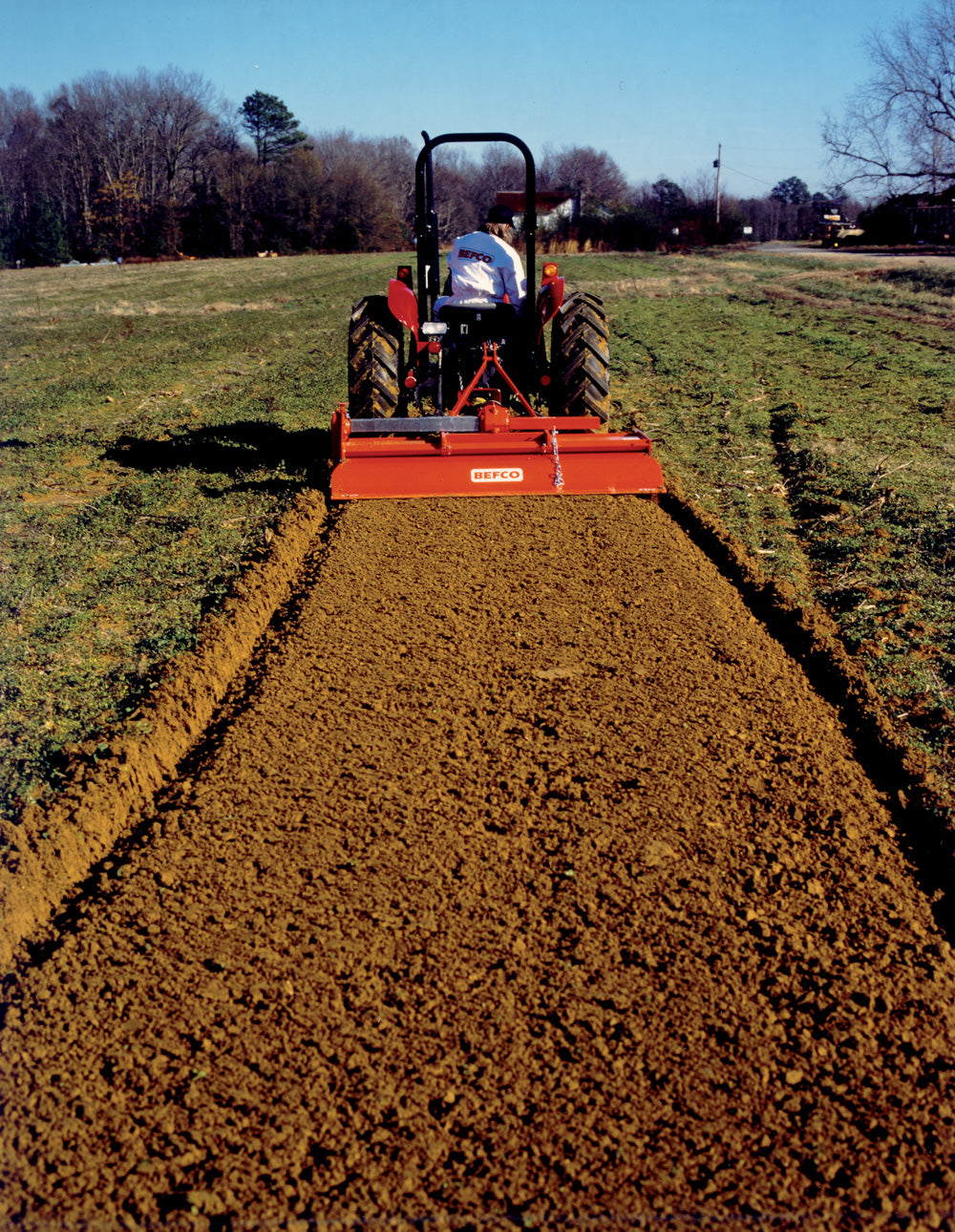 Befco | Till Rite Side-Shift Rotary Tiller | Model T60 Series | 66"–74" Width | PTO 540 RPM | Cat. 1 Quick Hitch | Horsepower 35 To 60 HP | For Tractors