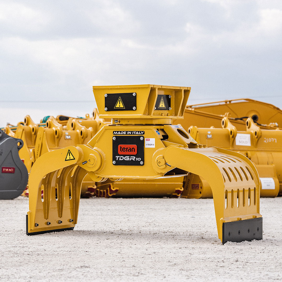 Teran TDGR10 Rotating Grapple, Excavator Attach