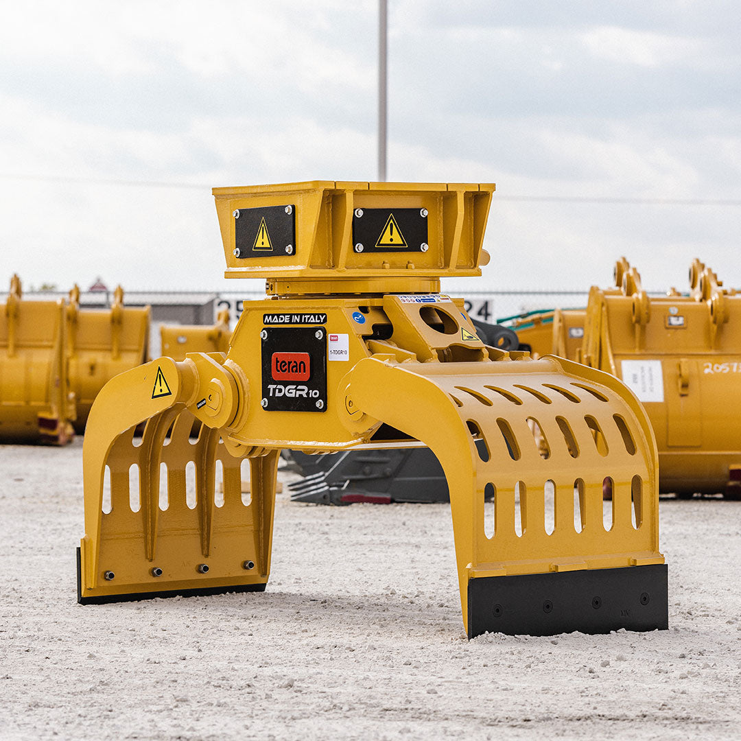 Teran TDGR10 Rotating Grapple, Excavator Attach