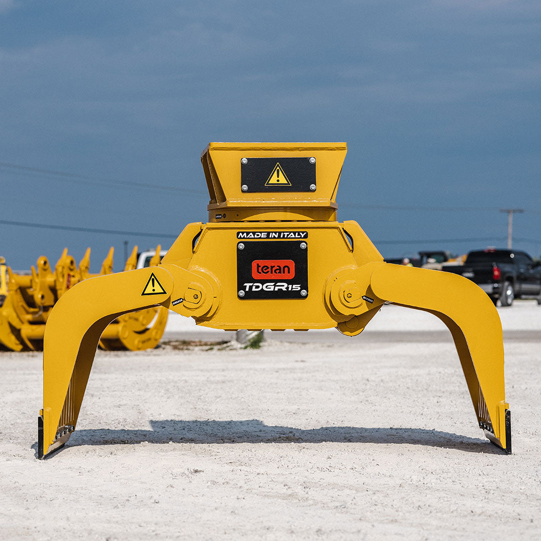 Teran TDGR15 Rotating Grapple, Excavator Attach